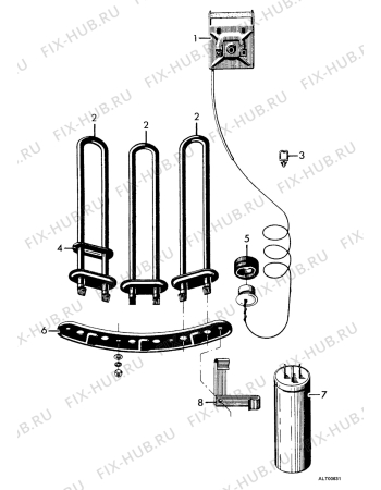 Взрыв-схема стиральной машины Zanker 471 - Схема узла Electrical equipment